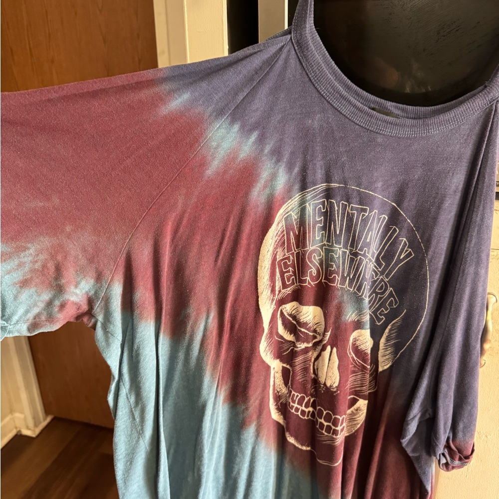 Torrid Purple and Blue Tie-Dye Short Sleeve Tee